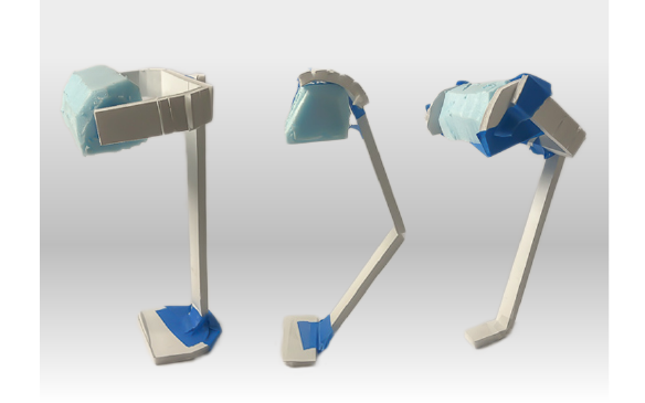 Foam sketch models of lamp