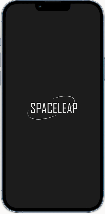 GIF of SpaceLeap logo