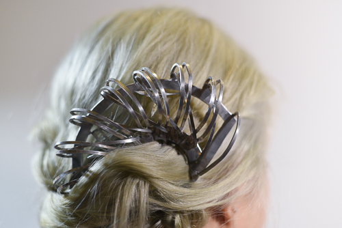 Photo of a metal hair pin